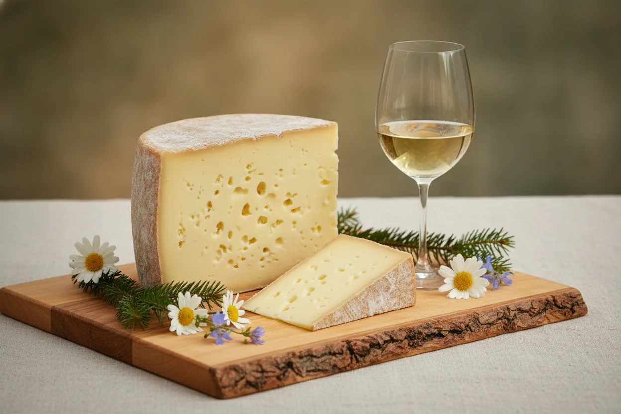 Fromage de Tamié — illustration générée par IA