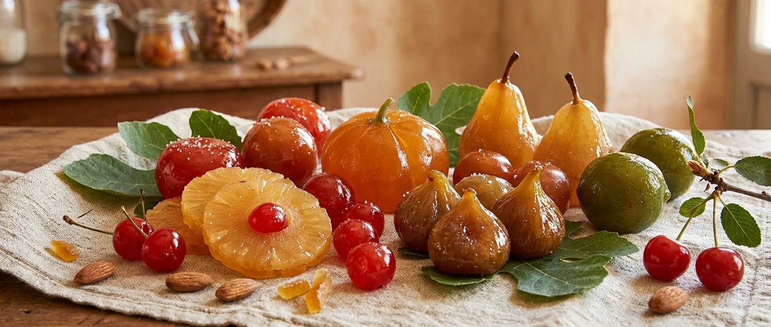 Fruit confit d'Apt — illustration générée par IA