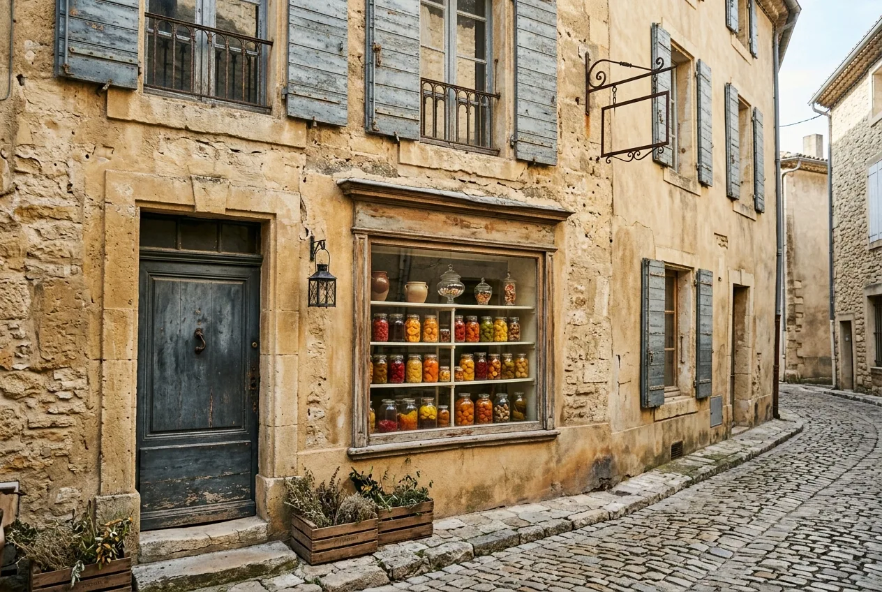 Fruit confit d'Apt — illustration générée par IA