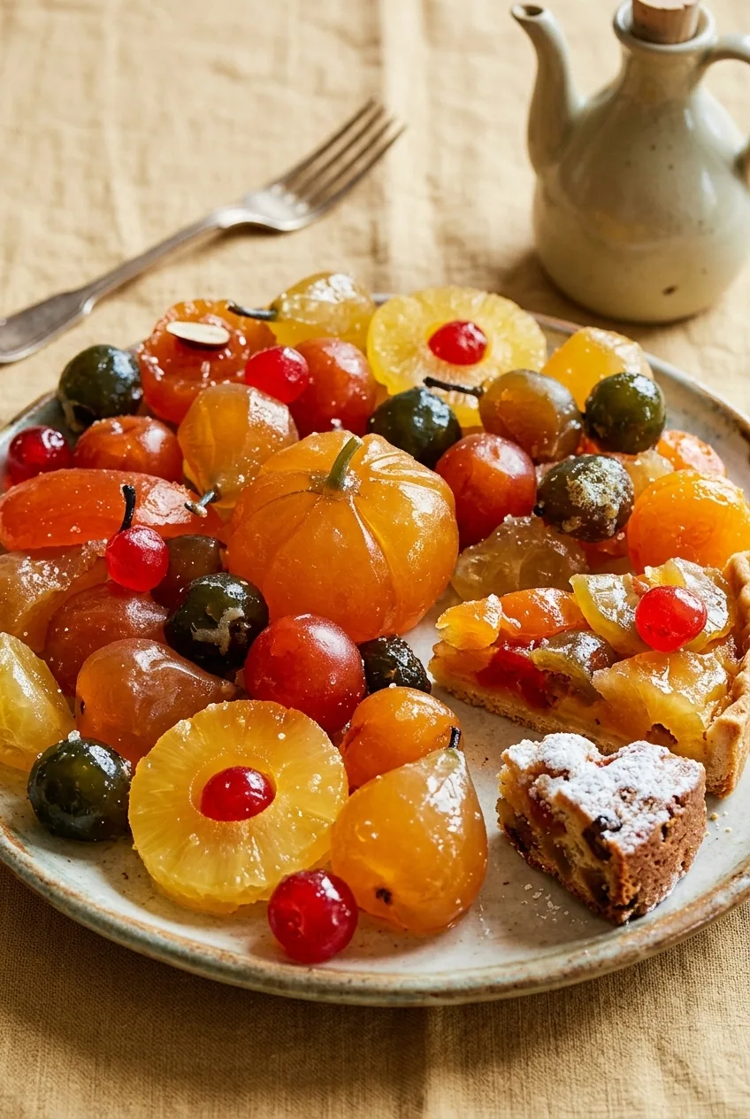 Fruit confit d'Apt — illustration générée par IA