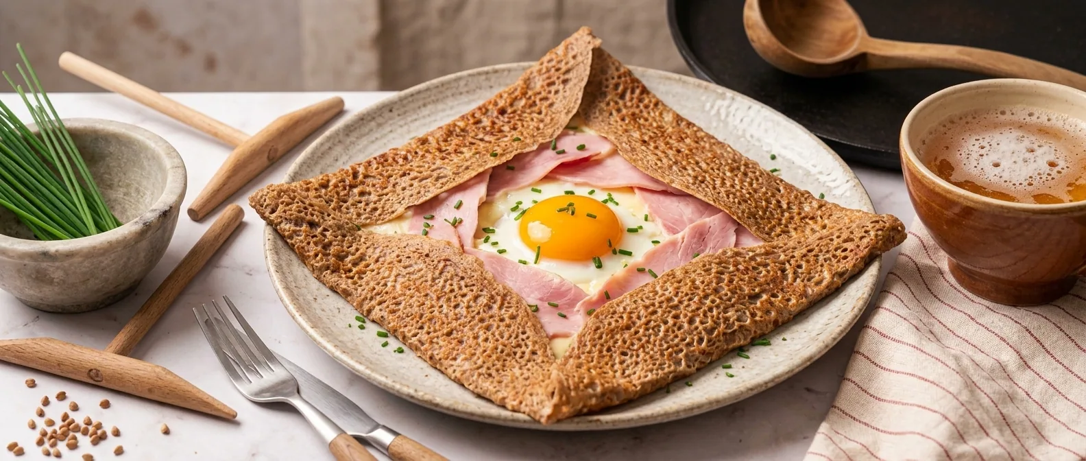 Galette complète — illustration générée par IA