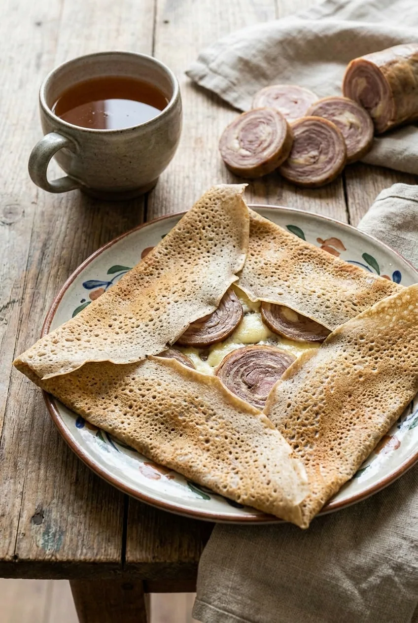 Galette de sarrasin — illustration générée par IA