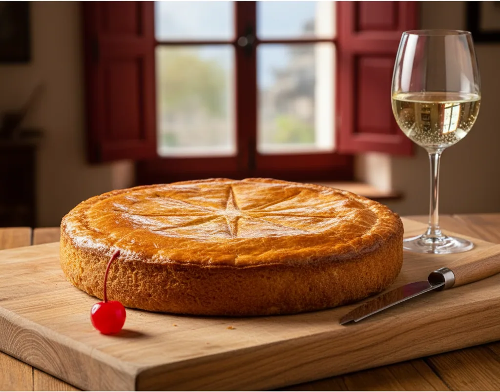 Gâteau basque — illustration générée par IA