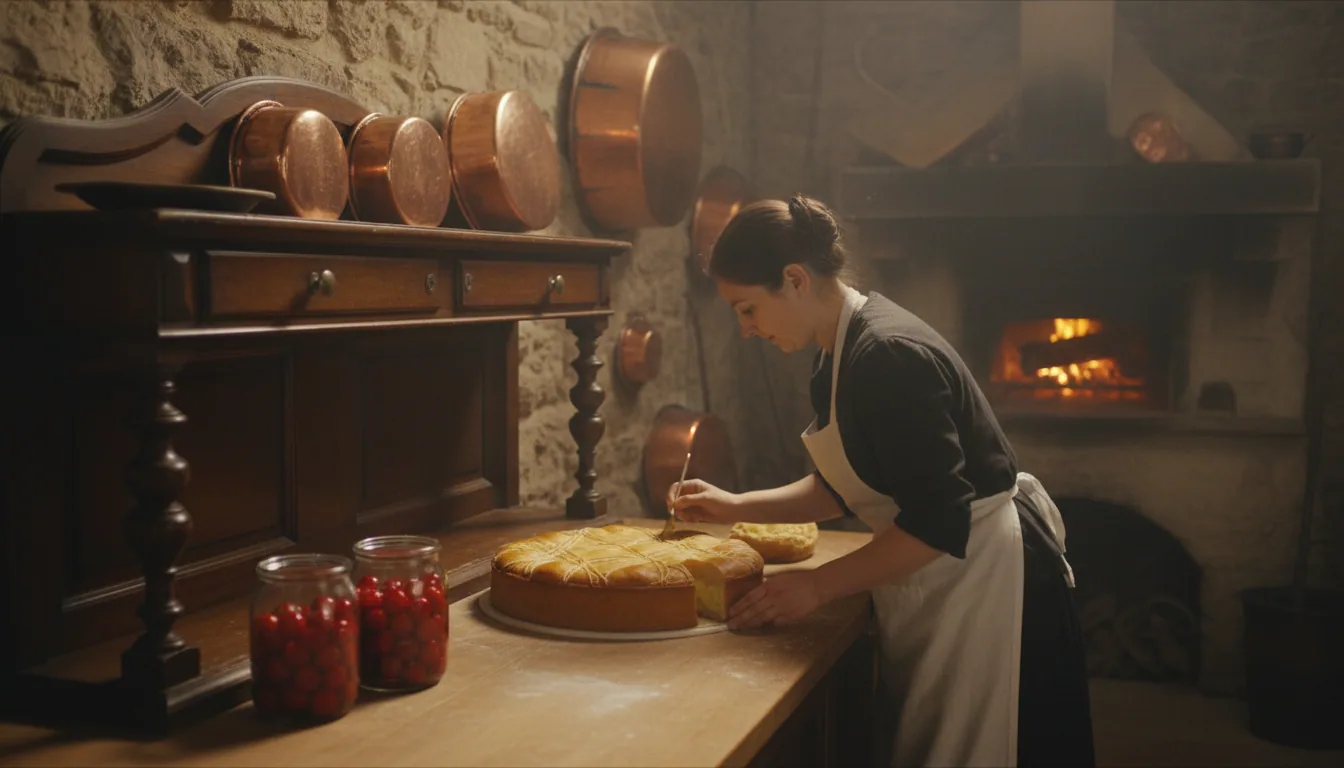 Gâteau basque — illustration générée par IA