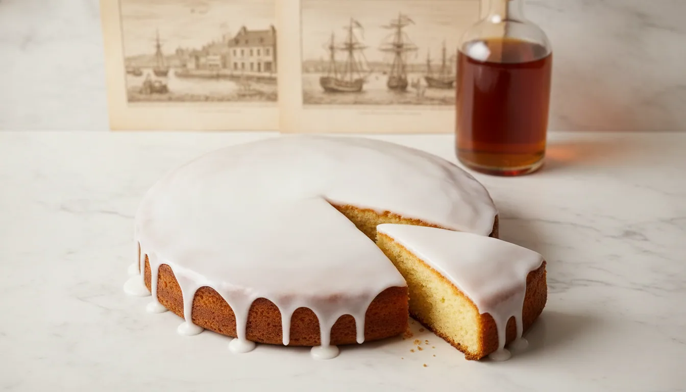 Gâteau nantais — illustration générée par IA
