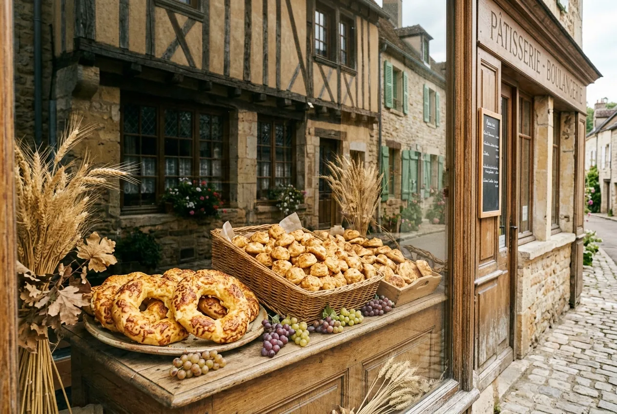 Gougère — illustration générée par IA