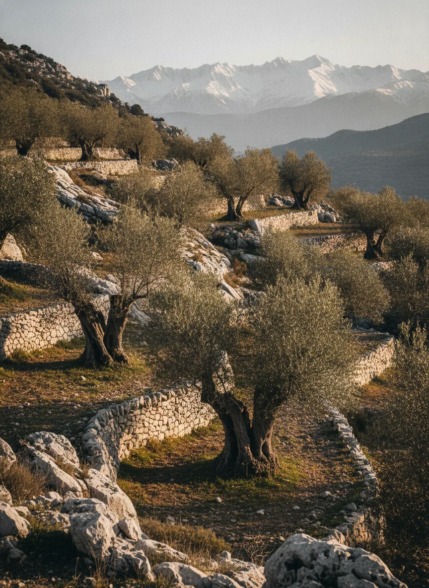 Huile d'olive de Haute-Provence — illustration générée par IA