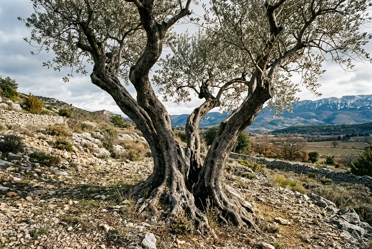 Huile d'olive de Haute-Provence — illustration générée par IA