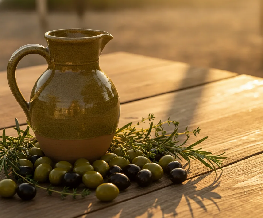 Huile d'olive de Provence — illustration générée par IA