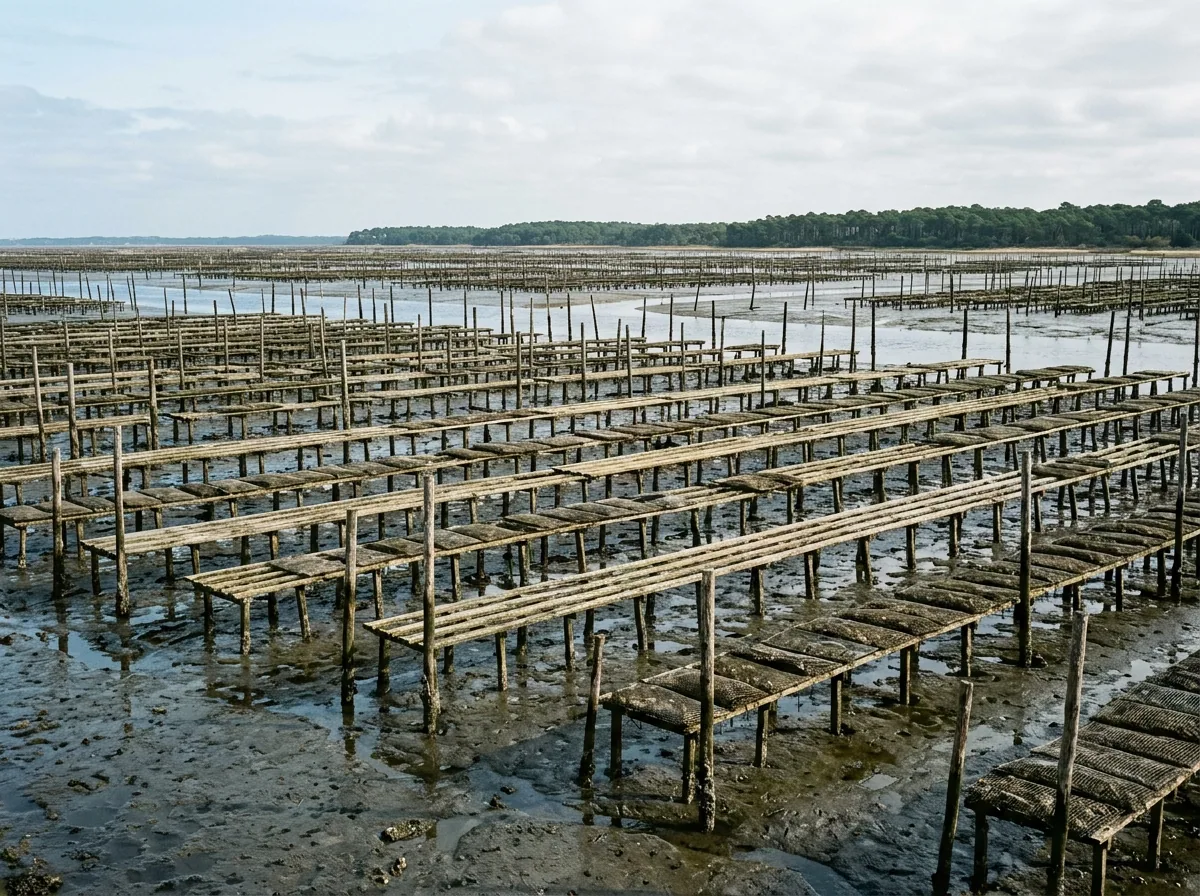 Huîtres du Bassin d'Arcachon — AI-generated illustration