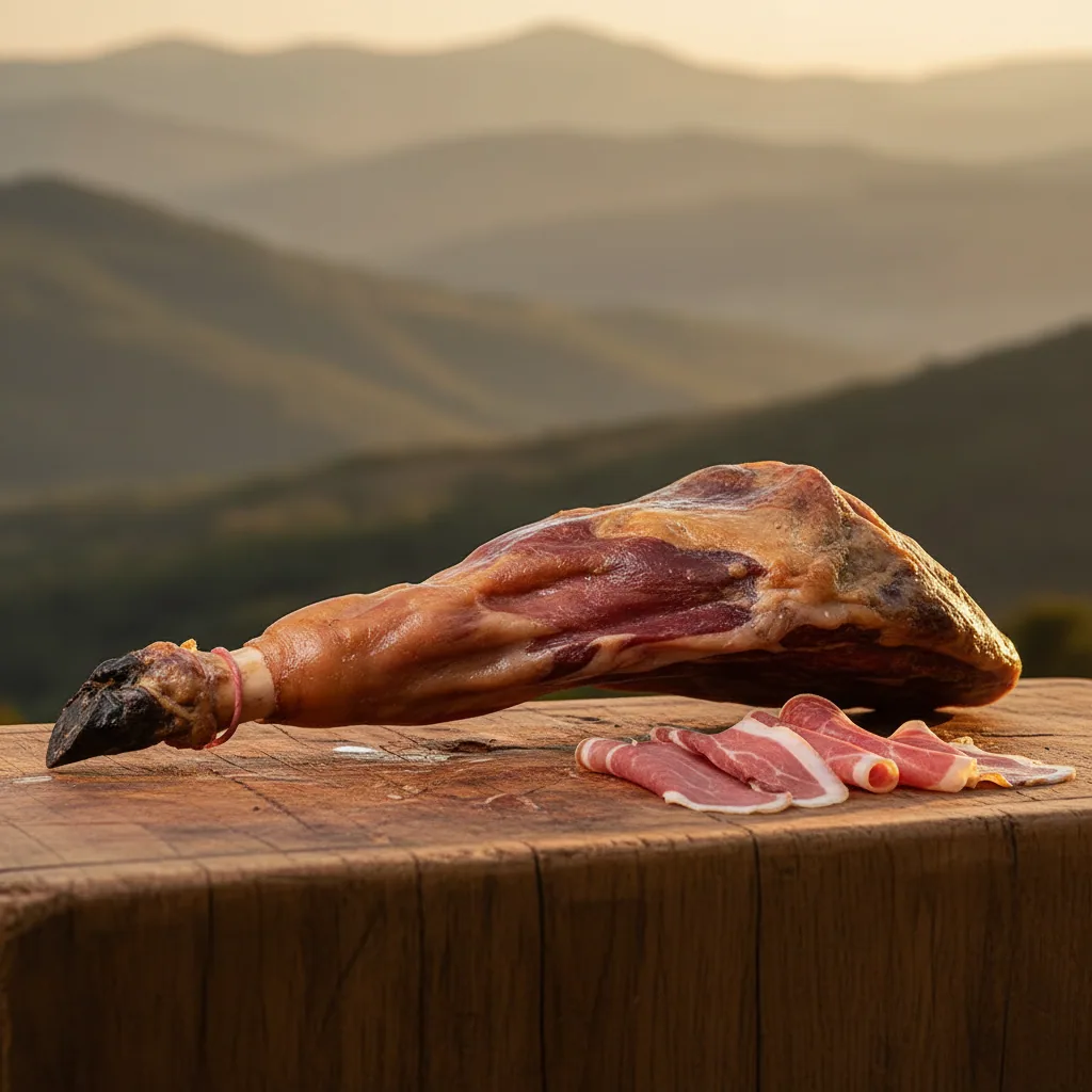 Jambon d'Auvergne — illustration générée par IA