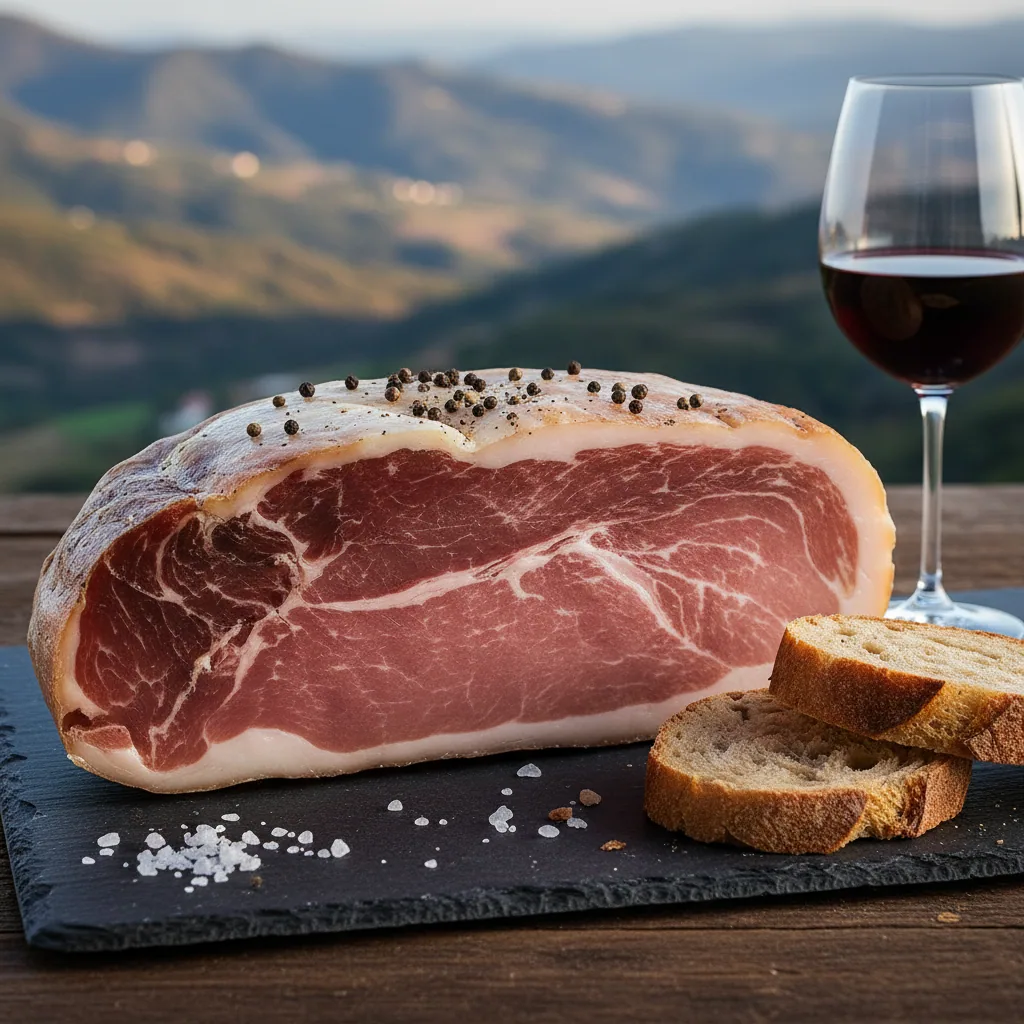 Jambon de Bayonne — illustration générée par IA