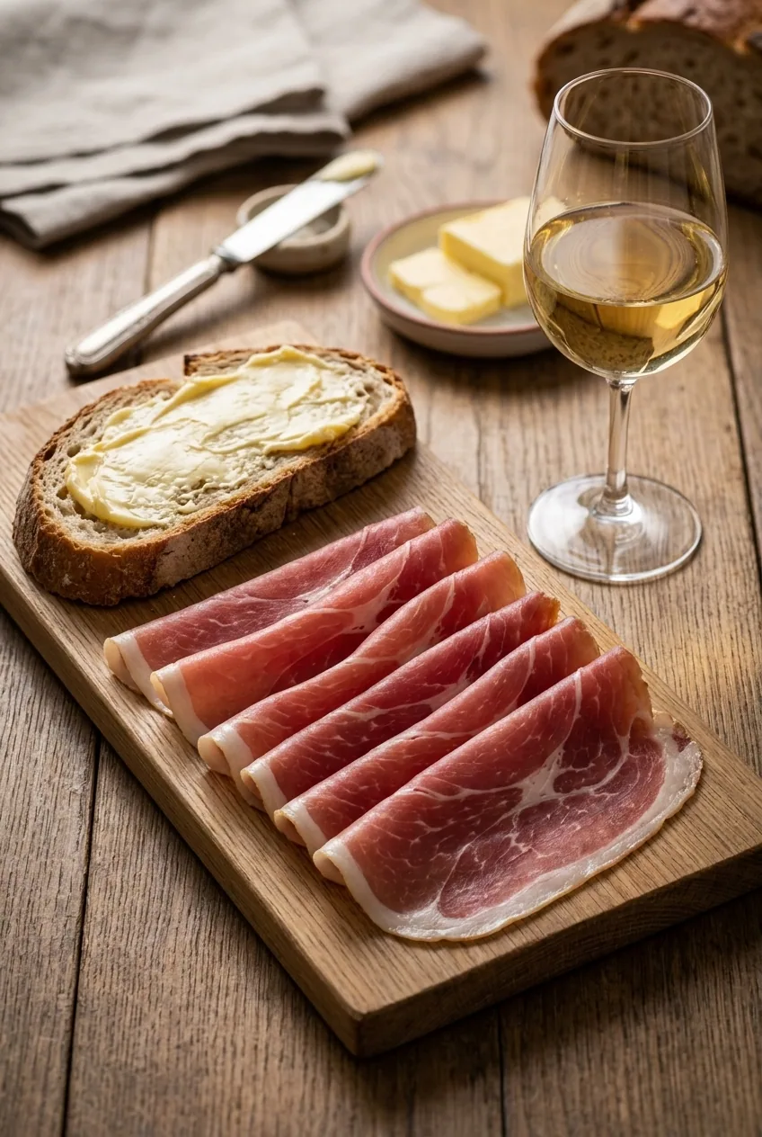 Jambon de Luxeuil — illustration générée par IA