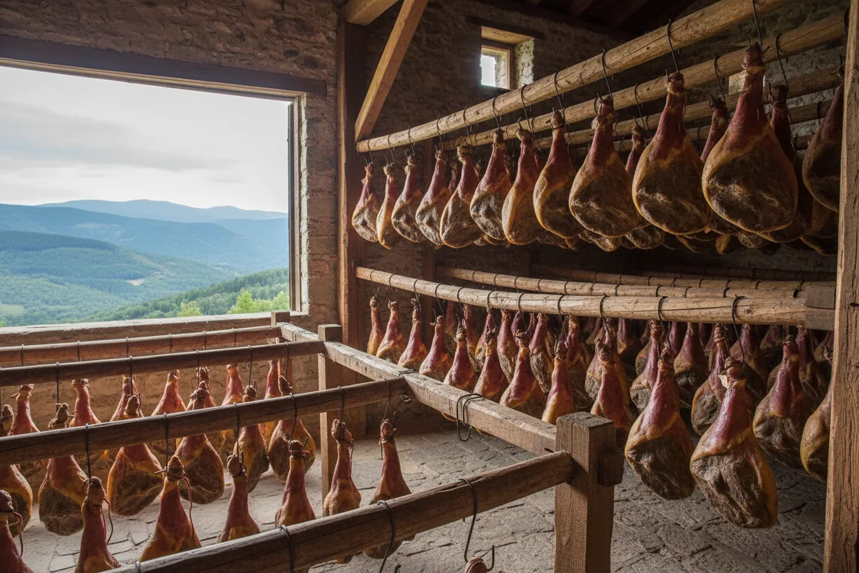 Jambon de Lacaune — illustration générée par IA