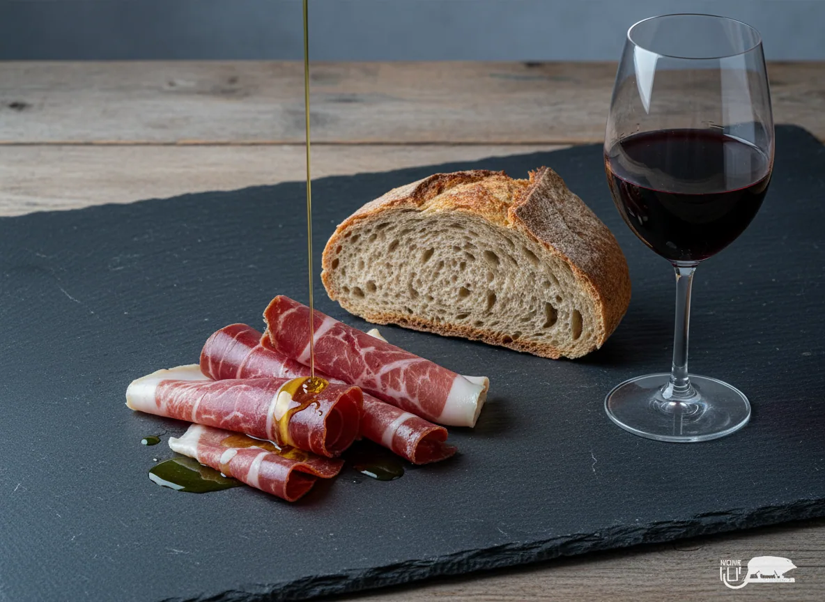 Jambon Noir de Bigorre — illustration générée par IA