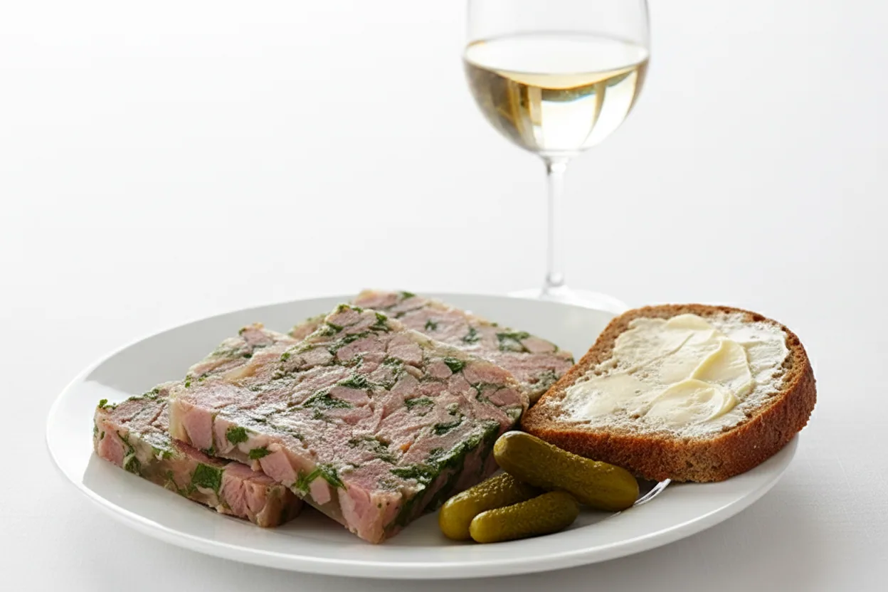 Jambon persillé de Bourgogne — illustration générée par IA