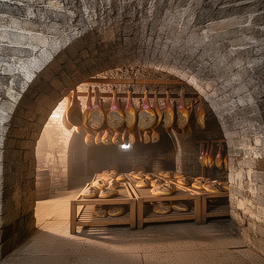 Jambon de l'Ardèche — illustration générée par IA