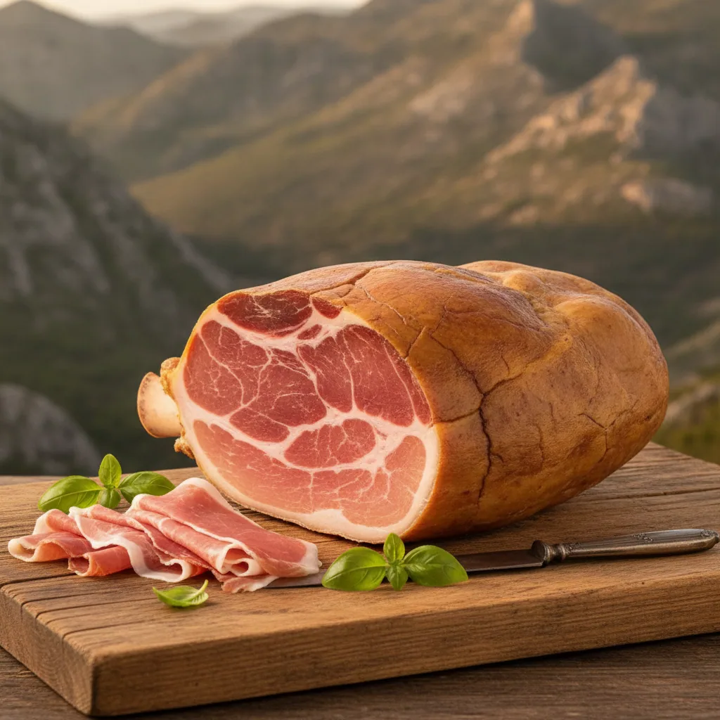 Jambon de l'Ardèche — illustration générée par IA