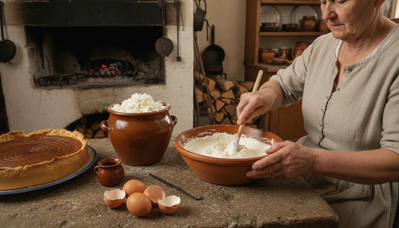 Käsekuchen — illustration générée par IA