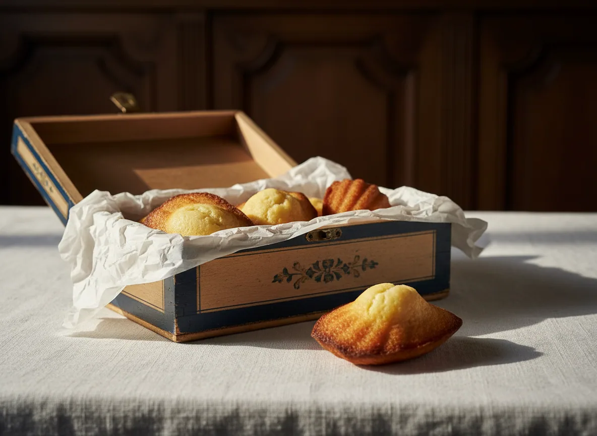Madeleine de Commercy — illustration générée par IA