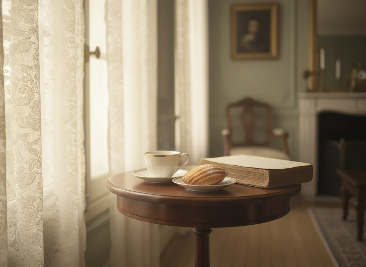 Madeleine de Commercy — illustration générée par IA