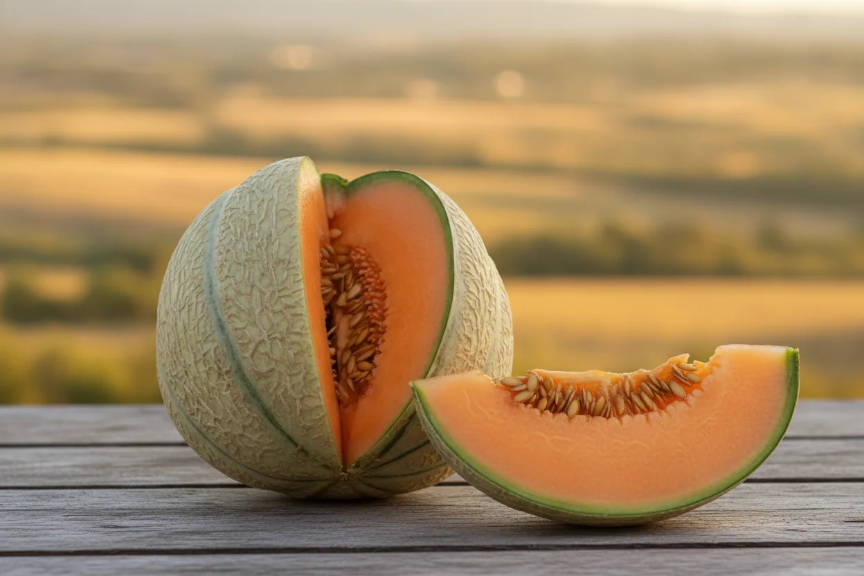 Melon de Cavaillon — illustration générée par IA