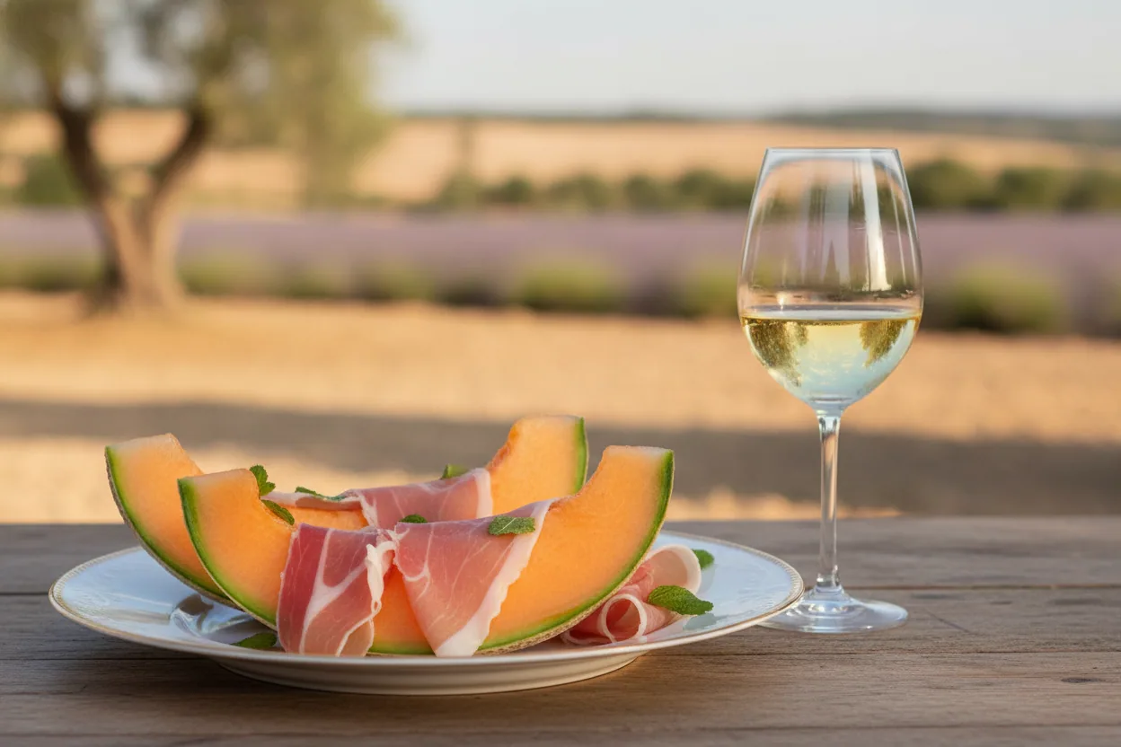 Melon de Cavaillon — illustration générée par IA