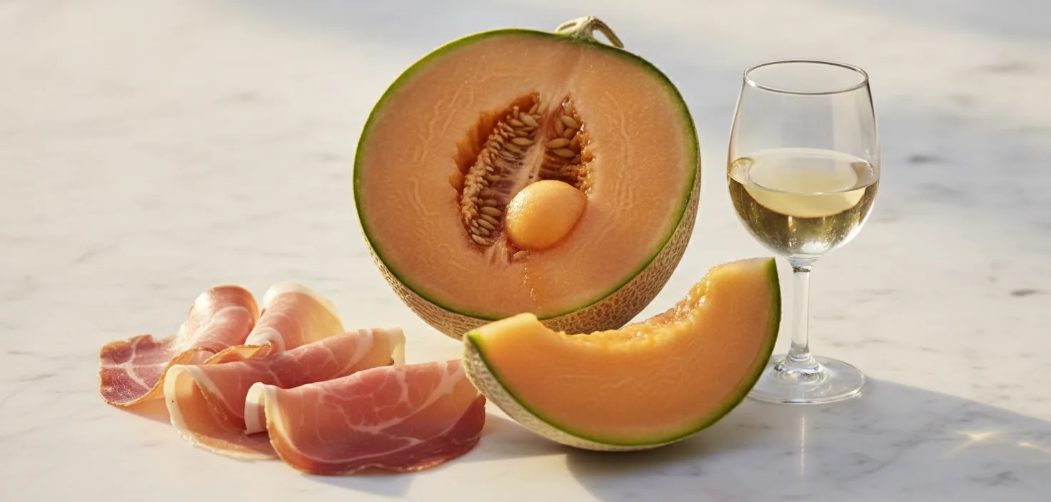 Melon du Haut-Poitou — illustration générée par IA