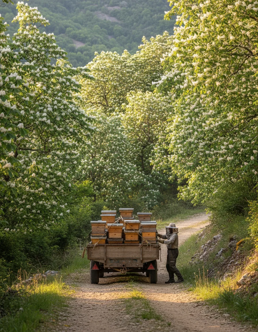 Miel des Cévennes — illustration générée par IA