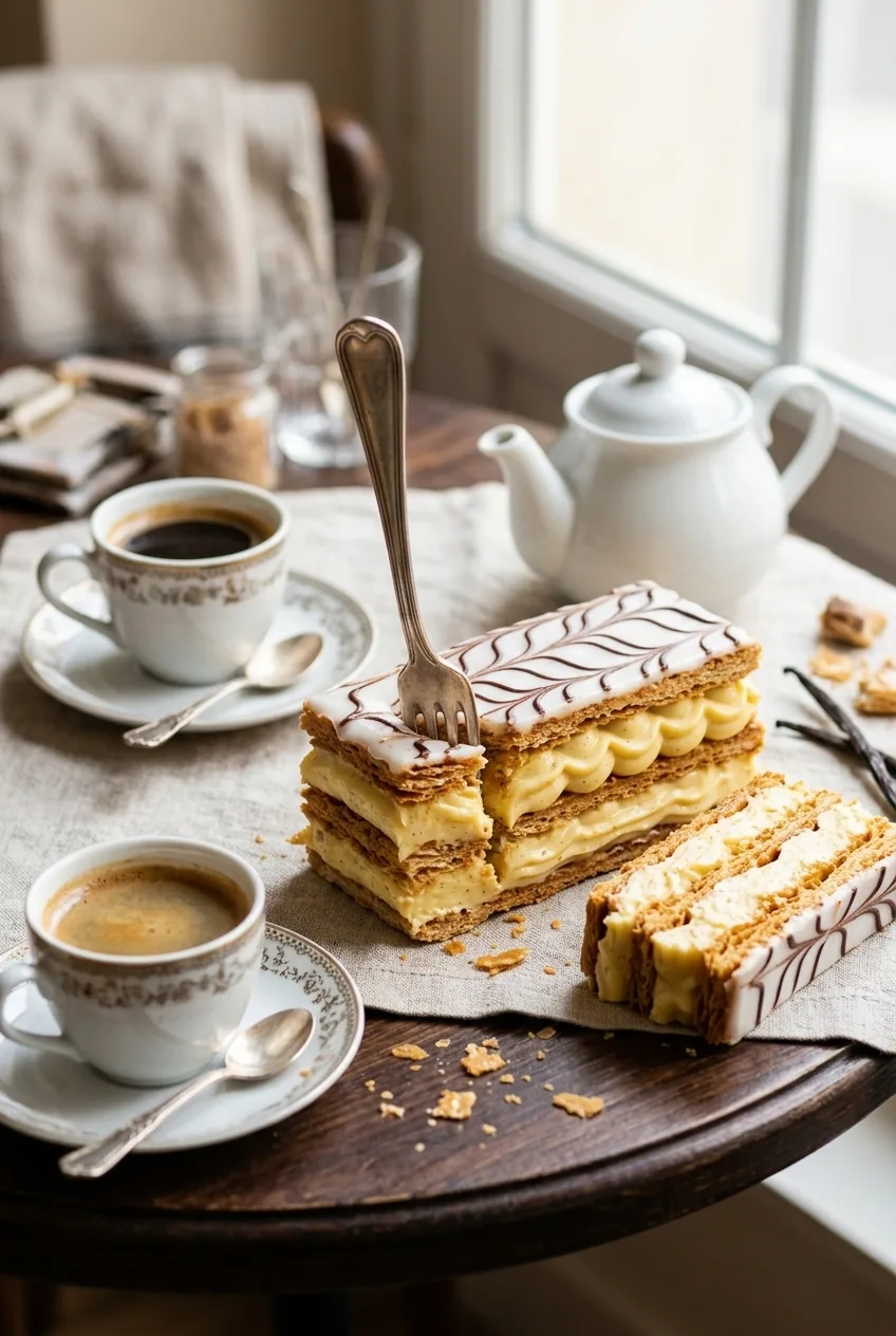 Mille-feuille — illustration générée par IA