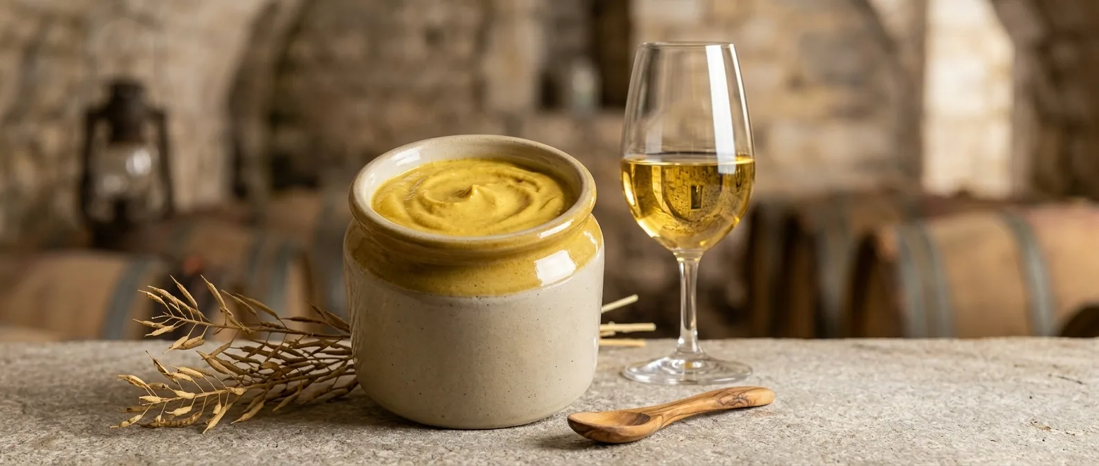 Moutarde de Bourgogne — illustration générée par IA