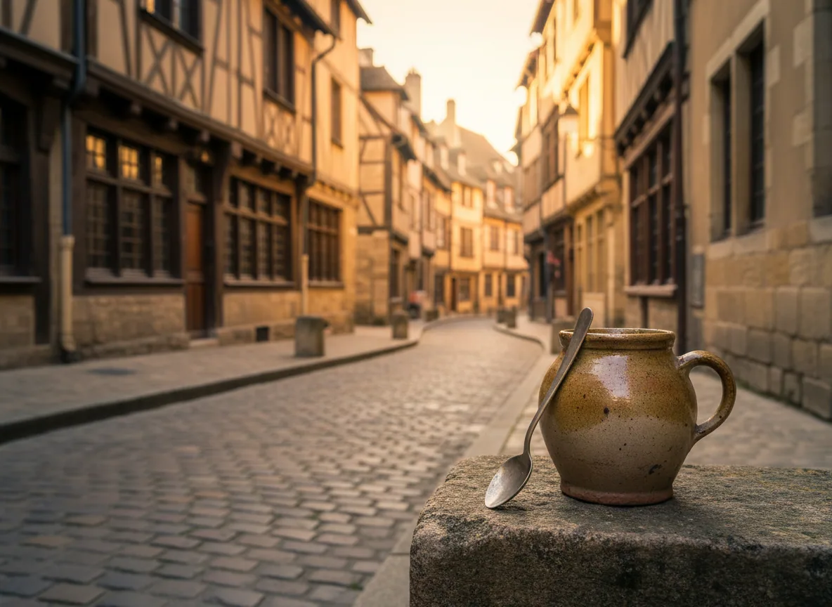 Moutarde de Dijon — illustration générée par IA