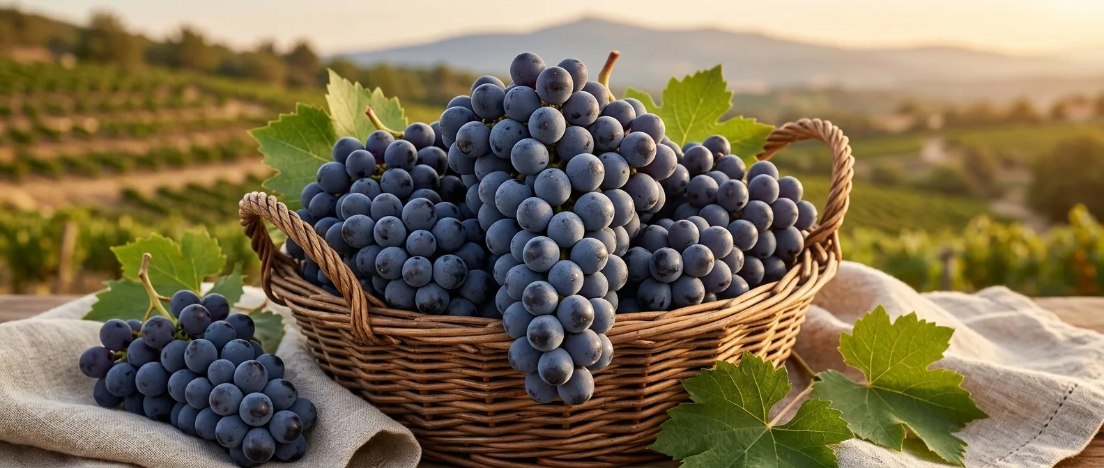 Muscat du Ventoux — illustration générée par IA
