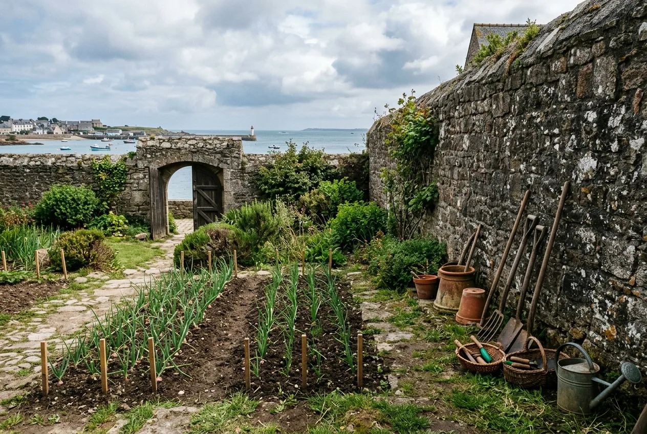Oignon de Roscoff — illustration générée par IA
