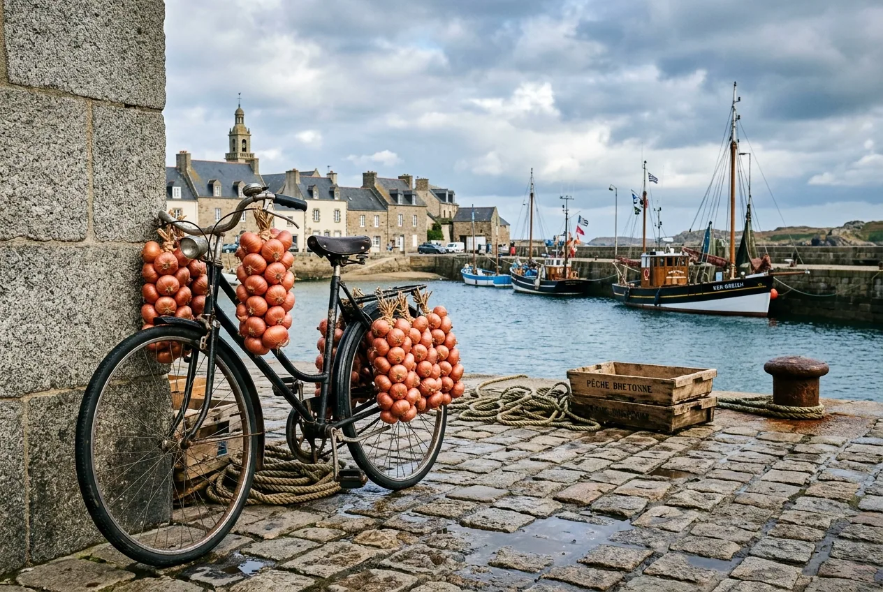 Oignon de Roscoff — illustration générée par IA