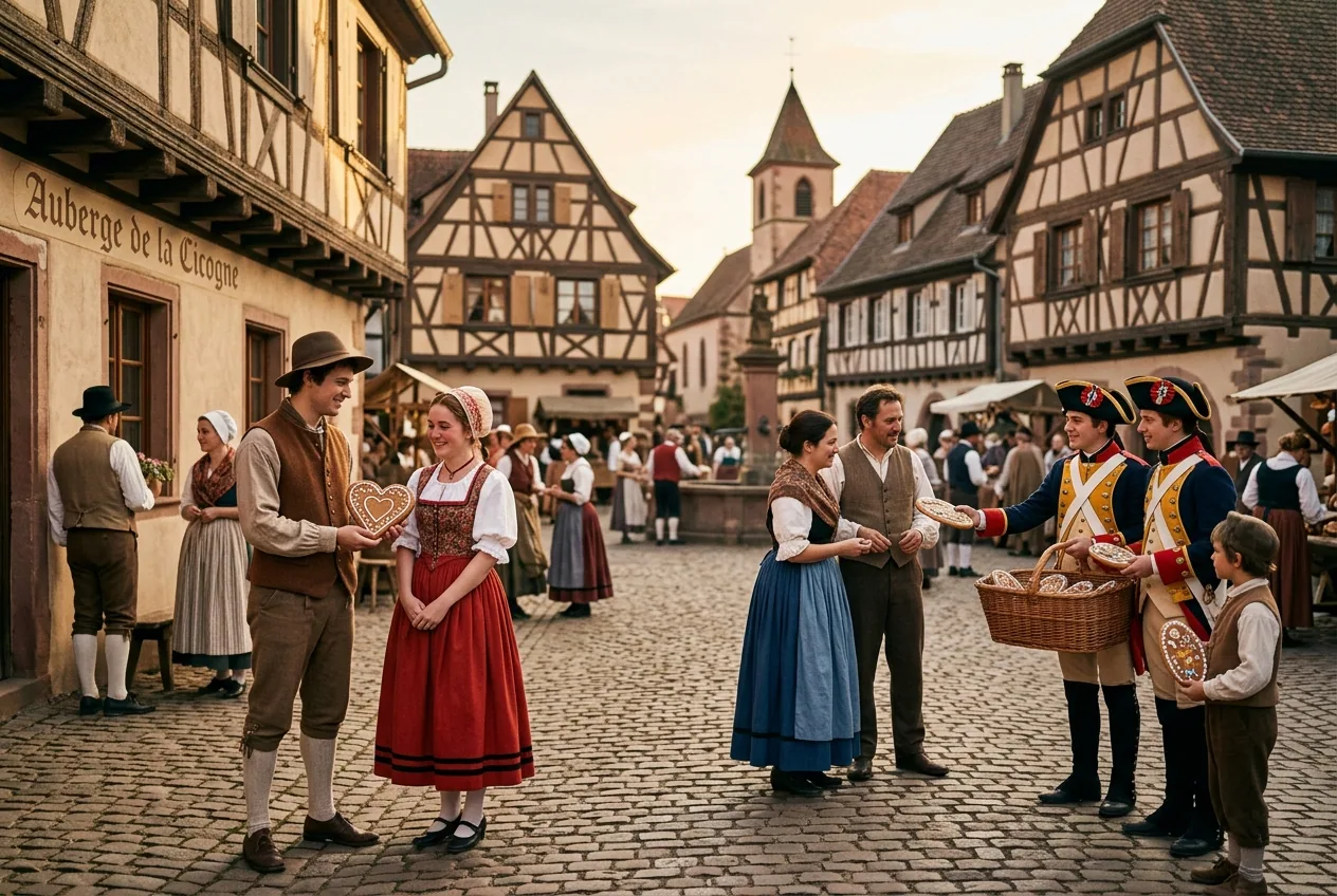 Pain d'épices d'Alsace — illustration générée par IA