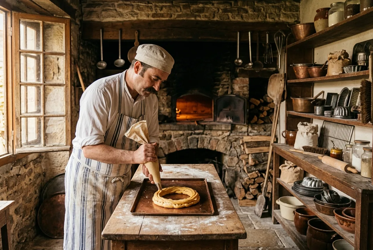 Paris-Brest — illustration générée par IA