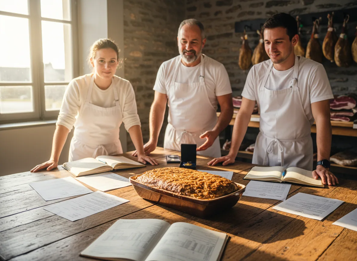 Pâté de campagne breton — illustration générée par IA