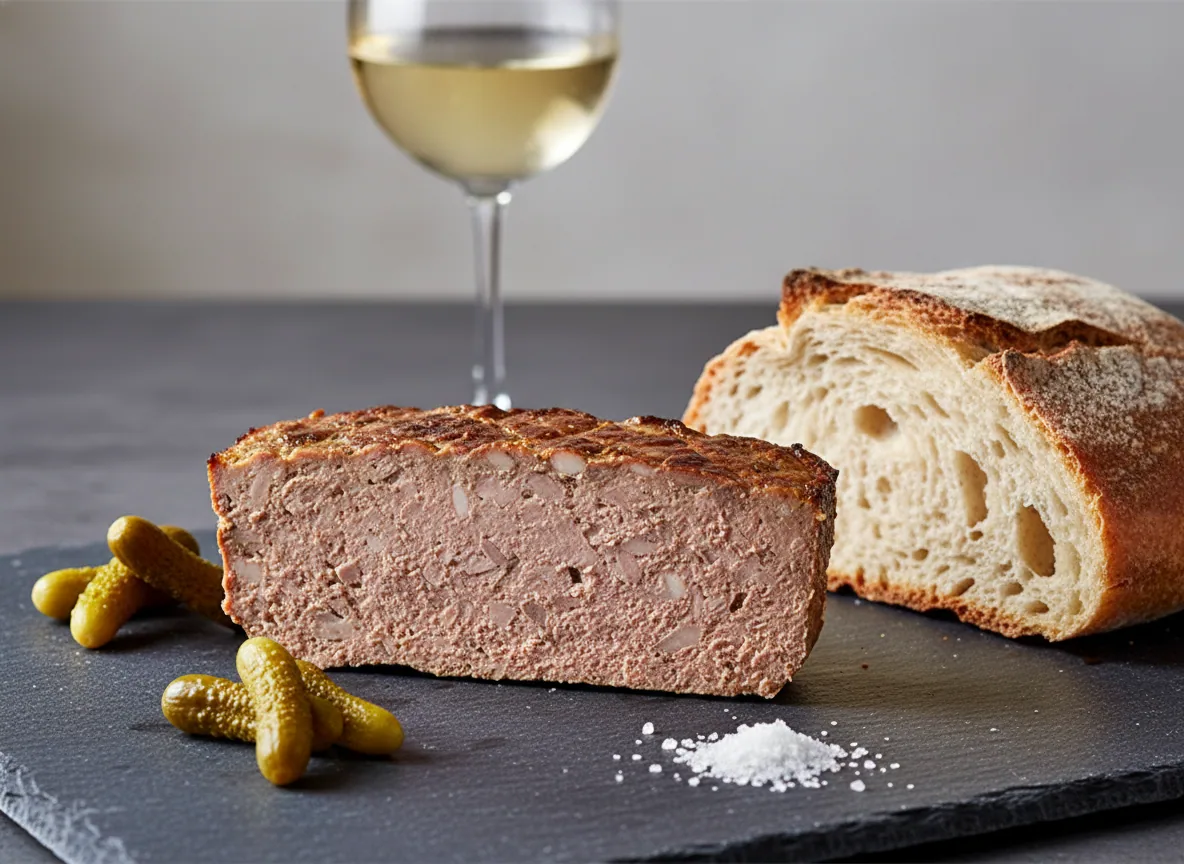 Pâté de campagne breton — illustration générée par IA