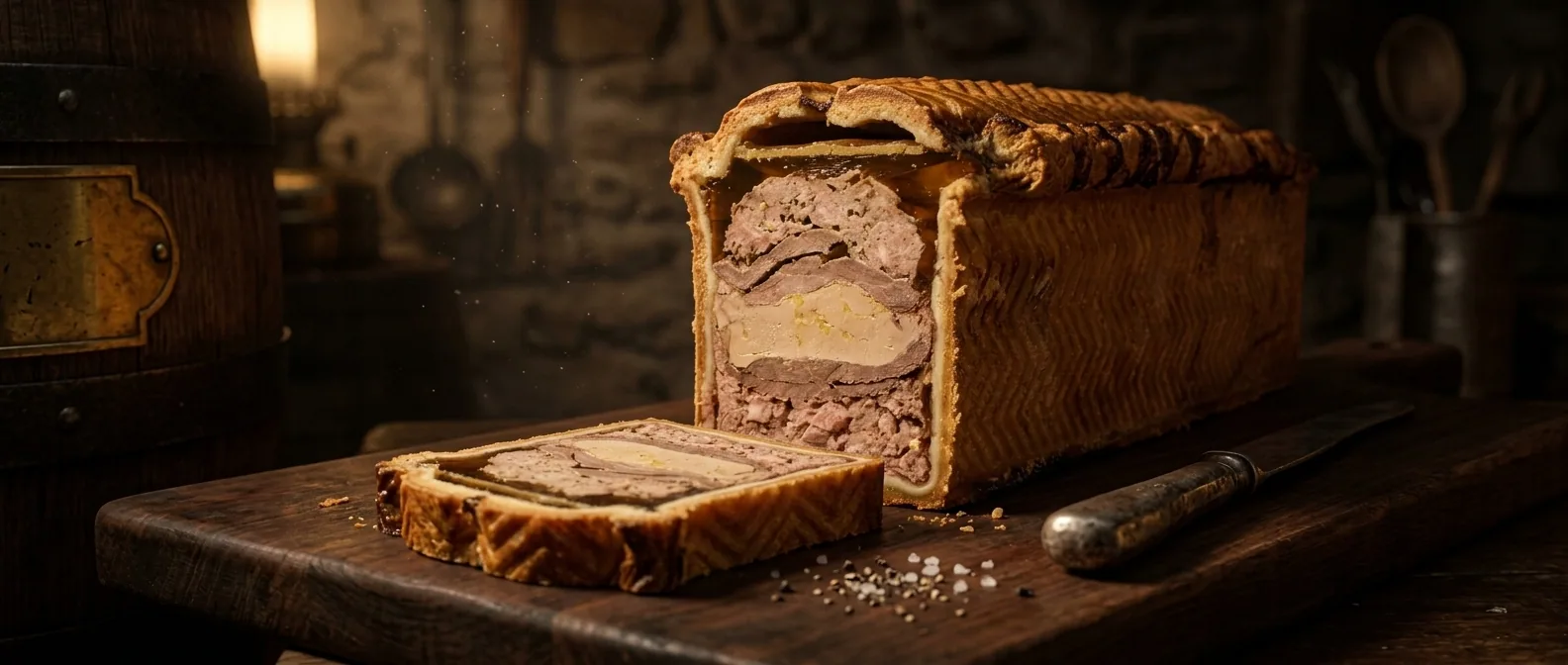 Pâté de canard d'Amiens — illustration générée par IA