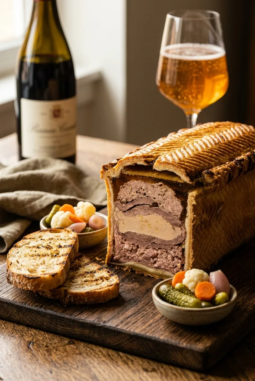 Pâté de canard d'Amiens — illustration générée par IA
