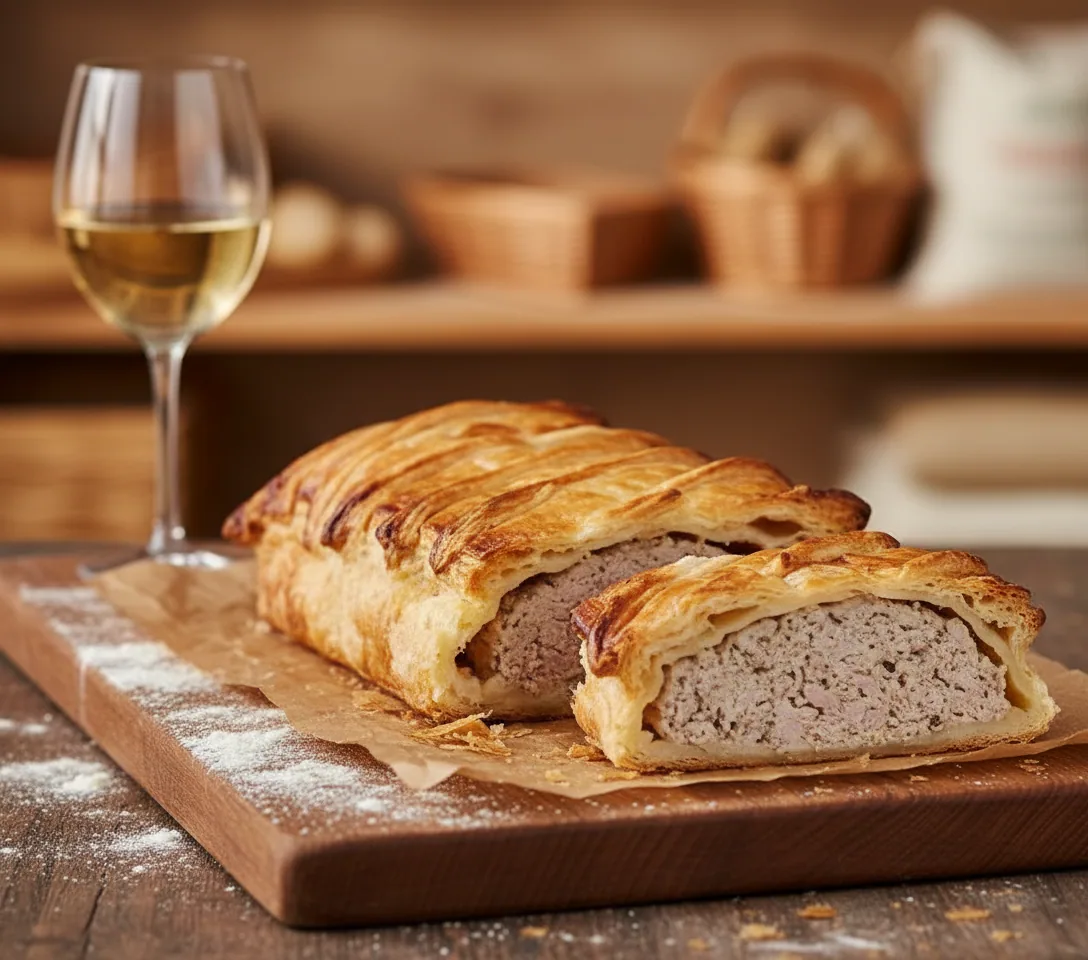 Pâté lorrain — illustration générée par IA