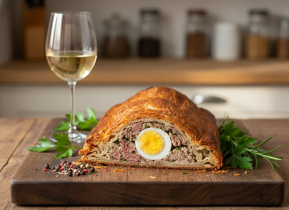 Pâté de Pâques berrichon — illustration générée par IA