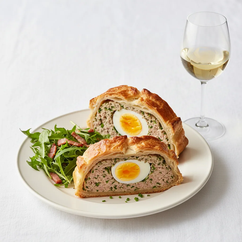 Pâté de Pâques berrichon — illustration générée par IA