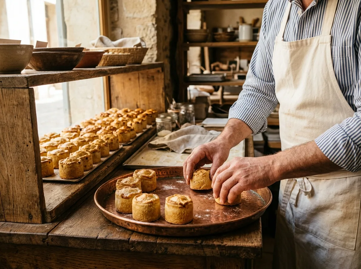 Petits pâtés de Pézenas — illustration générée par IA