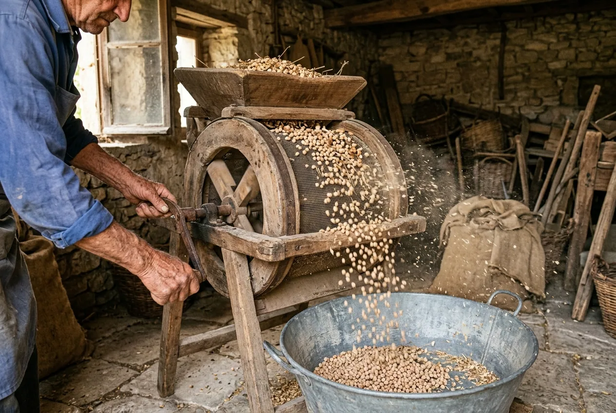 Pois chiche de Rougiers — illustration générée par IA