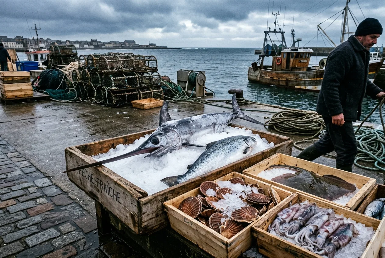 Poisson fumé de Saint-Pierre-et-Miquelon — illustration générée par IA