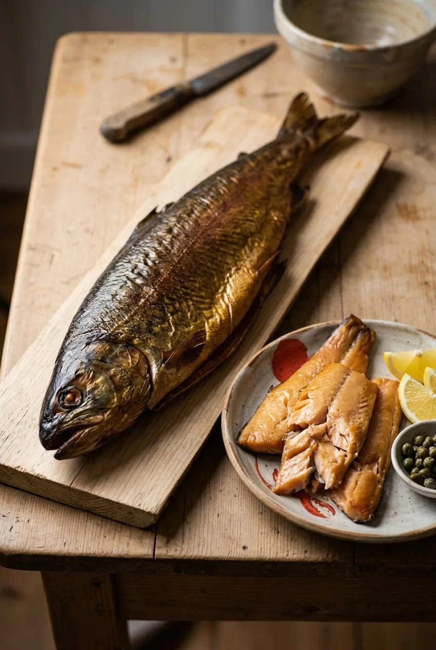 Poisson fumé de Saint-Pierre-et-Miquelon — illustration générée par IA