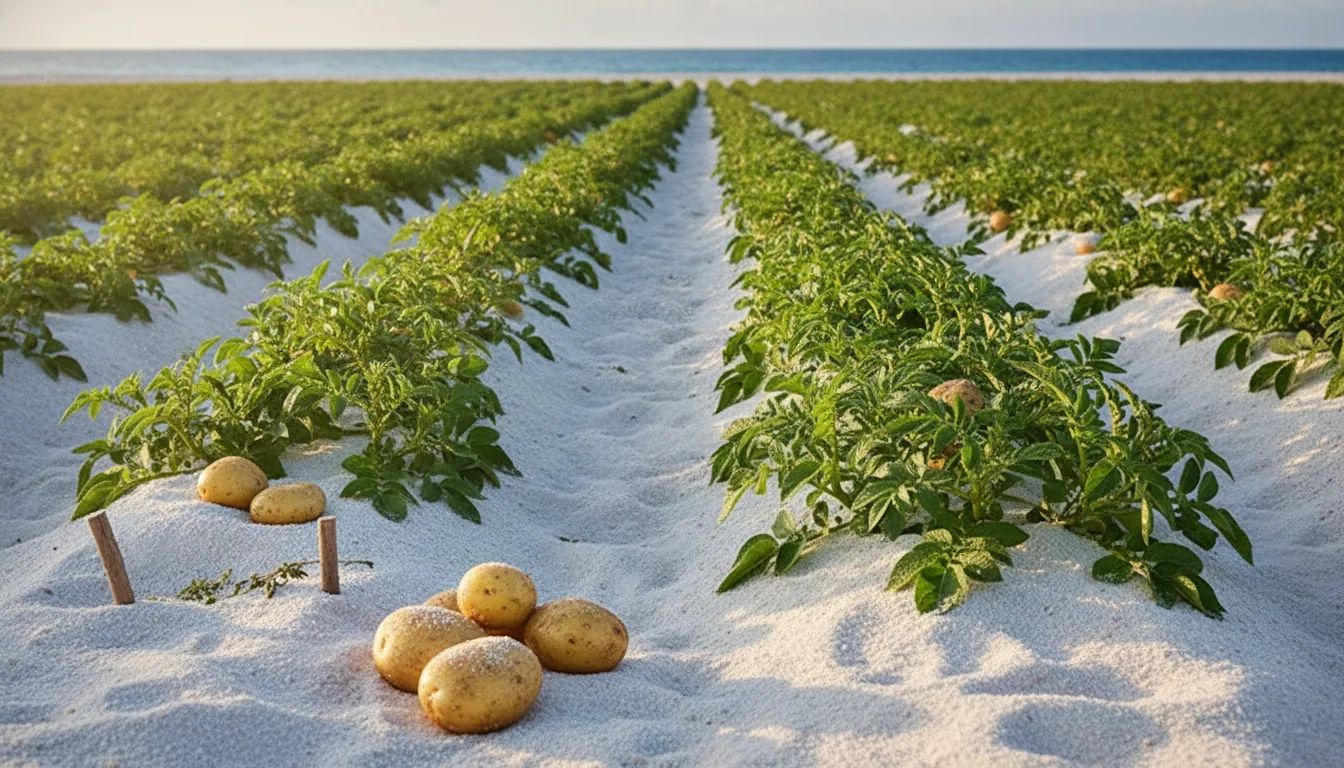 Pomme de terre de l'Île de Ré — illustration générée par IA