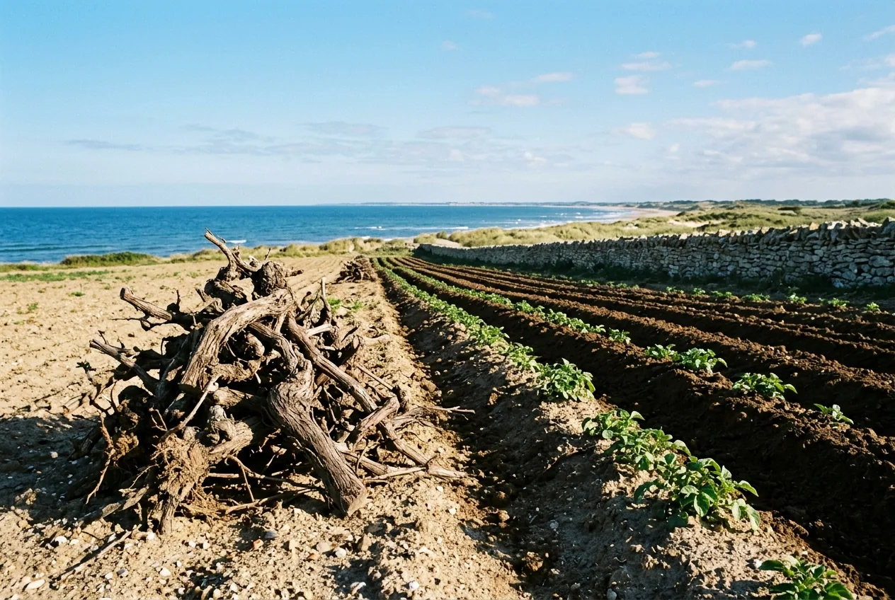 Pomme de terre de l'Île de Ré — illustration générée par IA